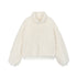 atrandom_Short_Sherpa_Stand_Collar_Zip_Loose_Women&