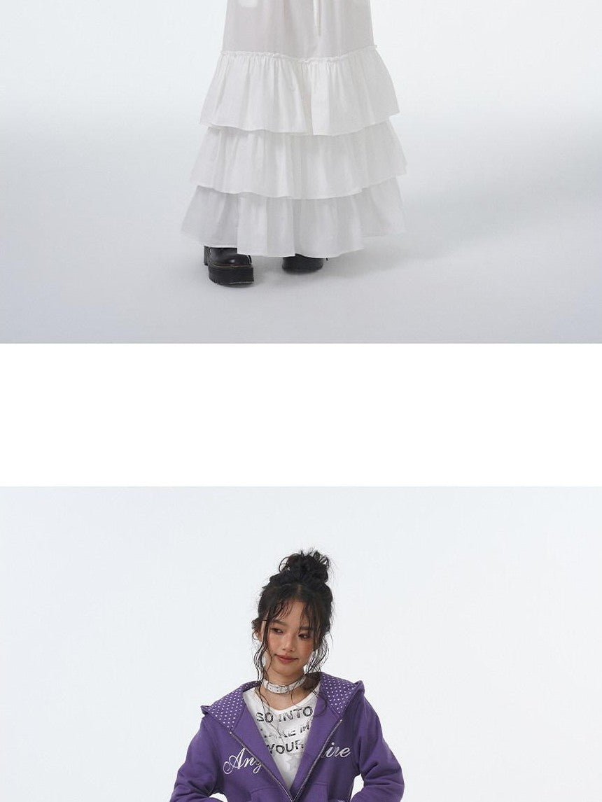 atrandom Star Print Embroidered Slim Cropped Women&
