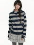 atrandom_Striped_Anchor_Rhinestone_Print_Women&