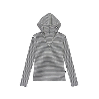 atrandom_Striped_Hooded_Button_Knit_Women&