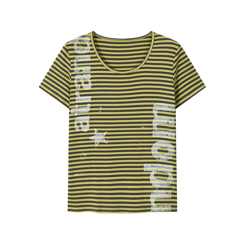 atrandom_Striped_Printed_Waist_Cinch_Vintage_Women&