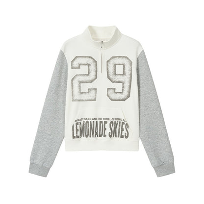 atrandom_Vintage_Letter_Print_Stand_Collar_Women&
