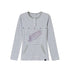 atrandom_Wing_Print_Striped_Blue_Gray_Slim_Round_Neck_Women&
