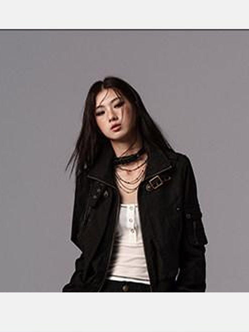 Low pixel Soft Lyocell Wool Blend Dark Gothic Slim Fit Women Classic Solid Tank Tops
