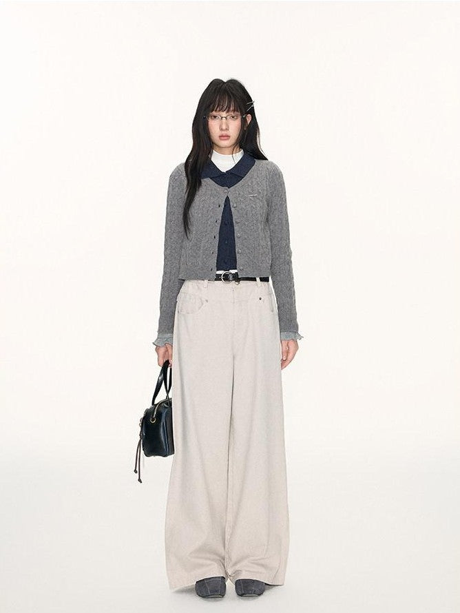 NAPSNAPS Distressed Graphite Wash Double Waist Women&