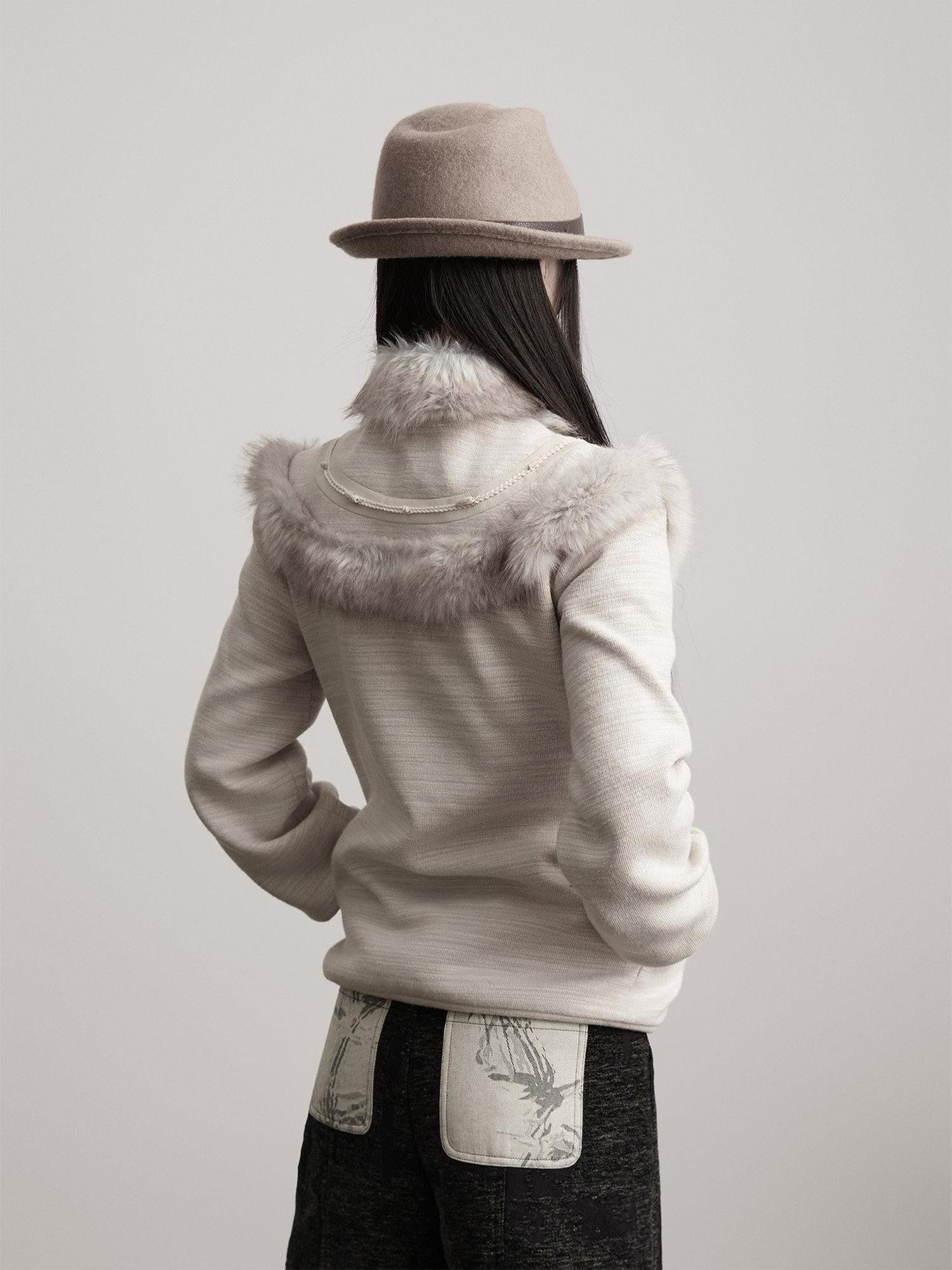 INDULGE Warm Oversized Dark Gothic Button Long Sleeve Women Poly Viscose Casual Jackets