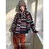 DKZ_OFFICIAL_Retro_Striped_Jacquard_Two_Piece_Scarf_Pullover_Women&
