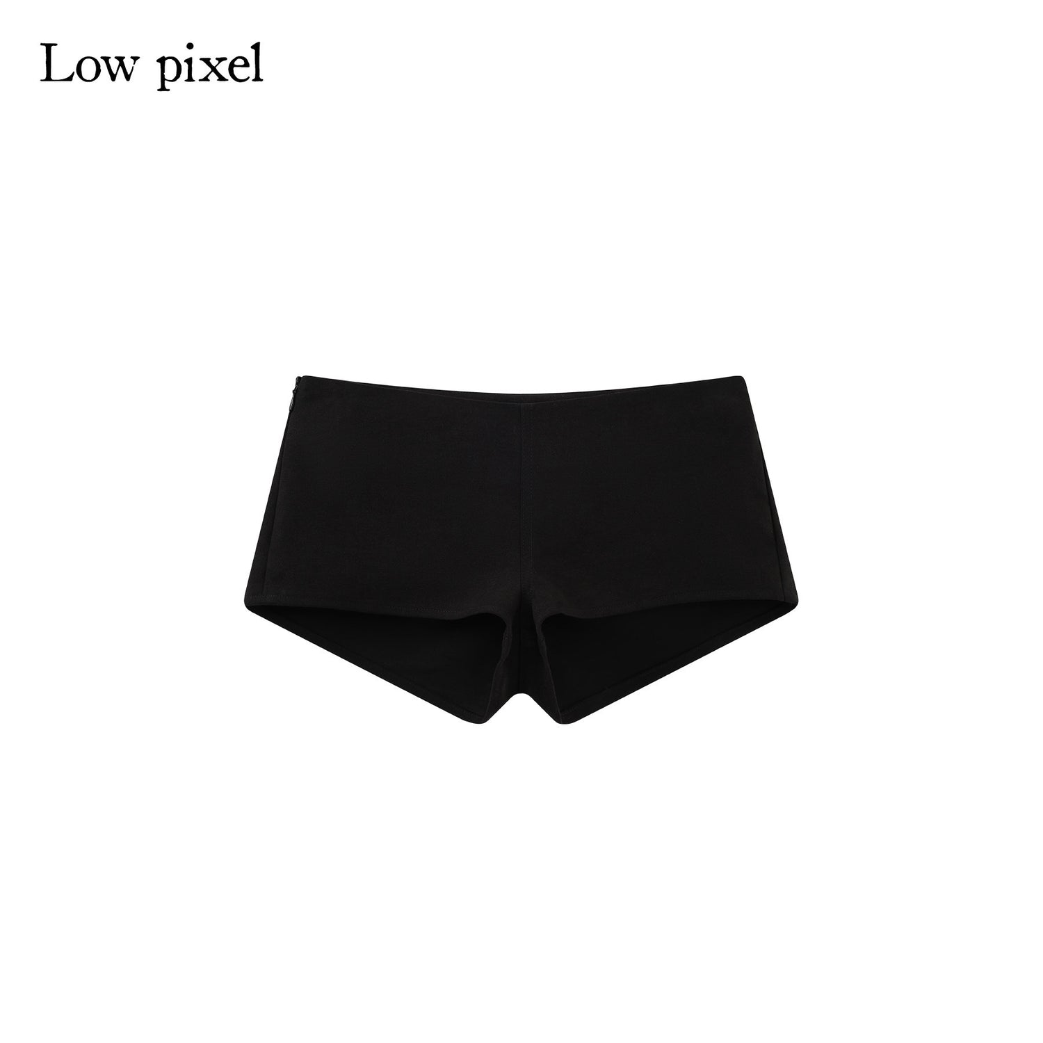 Low_pixel_Stretch_Low_Waist_Button_Fly_Slim_Straight_Casual_Women_Cotton_Denim_Shorts_MISSTT