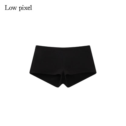 Low_pixel_Stretch_Low_Waist_Button_Fly_Slim_Straight_Casual_Women_Cotton_Denim_Shorts_MISSTT