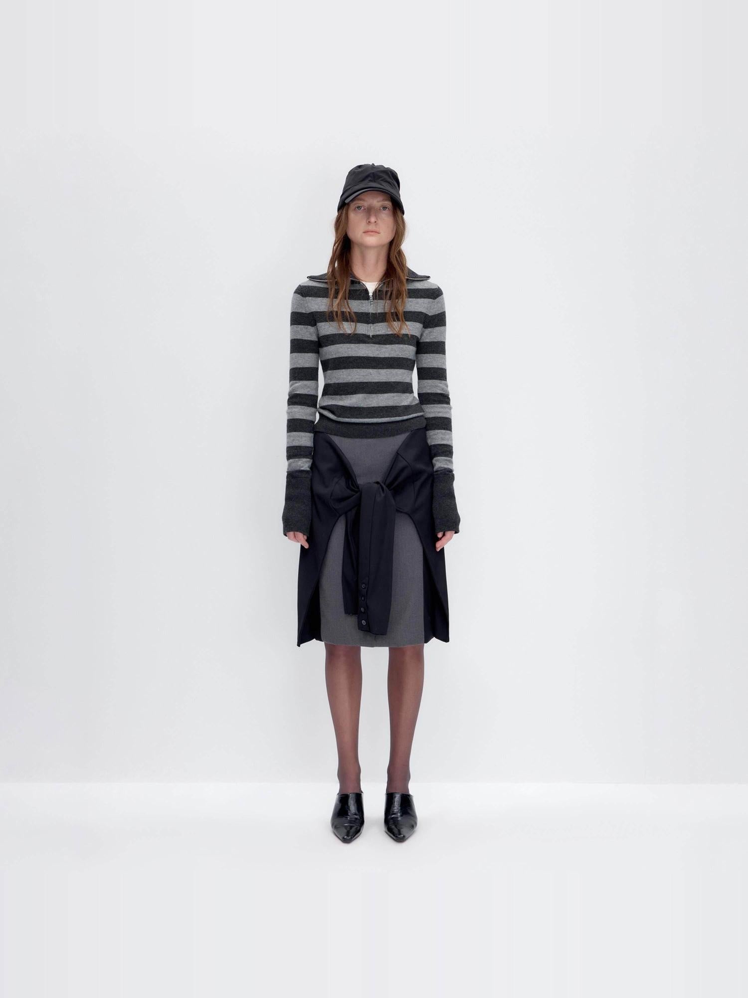 RUN TO THE FUTURE Polyester Blend Lined Pockets Vintage A Line Low Waist Women Casual Midi Skirts