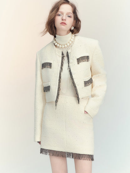 AnnoMundi Sequin Textured Boucle Two Piece Women&