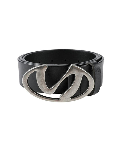 7Shiftin Soft Split Leather Casual Plain 3.7Cm Unisex Youth Leather Belts