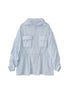 DIDDI MODA Long Loose Sunproof Coat With Pockets Waistband