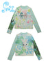 Frufru Gulu Cozy Snowman Print Flannel Shirt