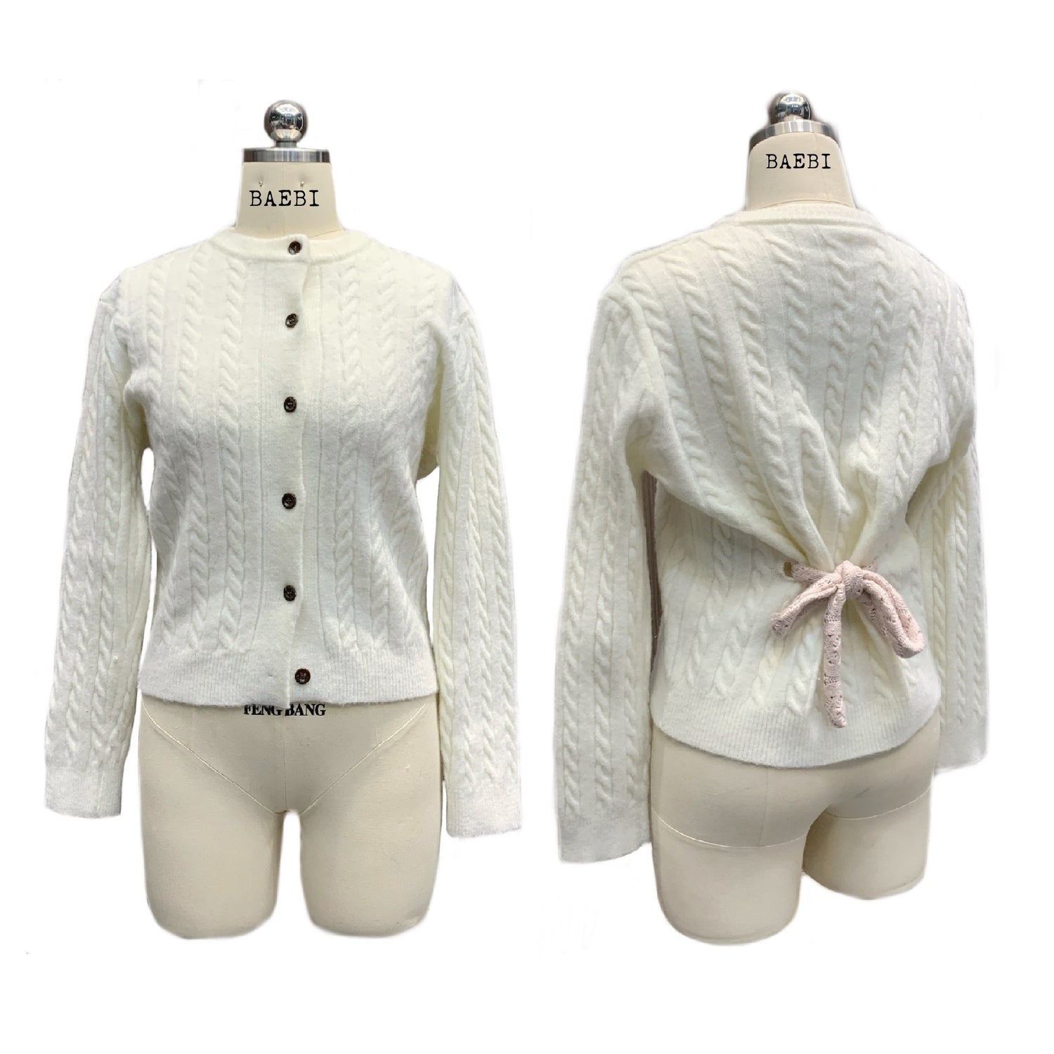 bae_bi_Cable_Knit_Bow_Tie_Waist_Cinch_Women&