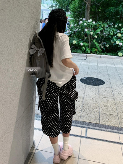 bae bi Creative Letter Print Loose Fit Round Neck Women&