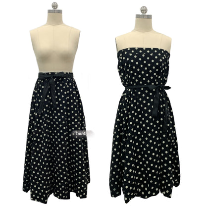bae_bi_Polka_Dot_Bubble_Hem_Cotton_Linen_Women&
