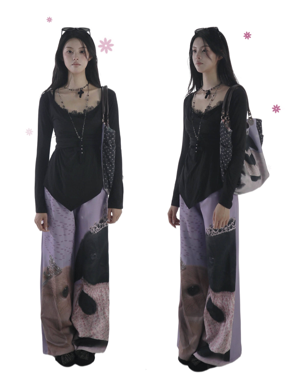bae_bi_Rabbit_Print_Patchwork_Women&