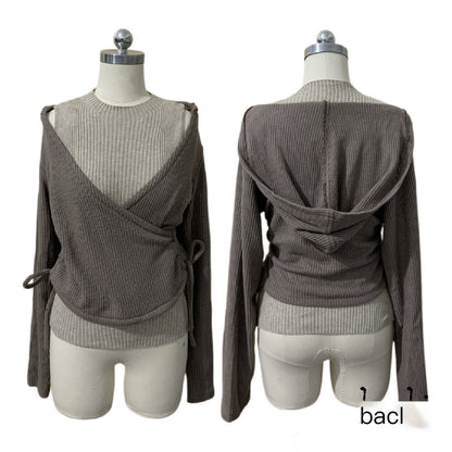 bae_bi_Ribbed_Hooded_Cross_Neck_Wool_Blend_Women&