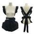 bae_bi_Ruffled_Cross_Back_Pinafore_Lined_Elastic_Waist_Women&