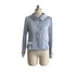 bae_bi_Smog_Blue_Cropped_Polo_Collar_Tape_Trim_Slim_Women&