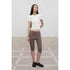 RUN TO THE FUTURE Cooling Modal Casual Slim Fit Crew Neck Short Sleeve Women Crop Tops