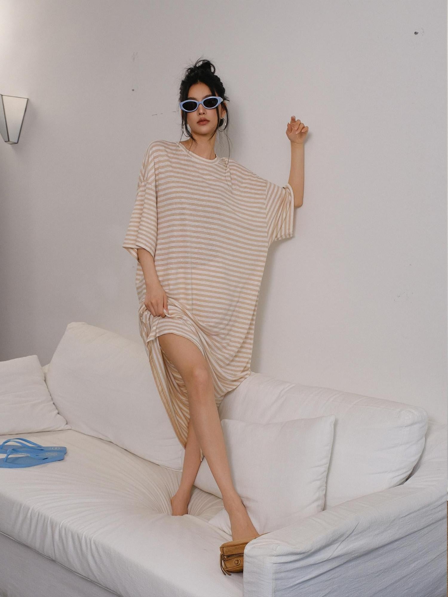 FU FRESH UP Relaxed H Line Short Sleeve Tee No Pad Women&