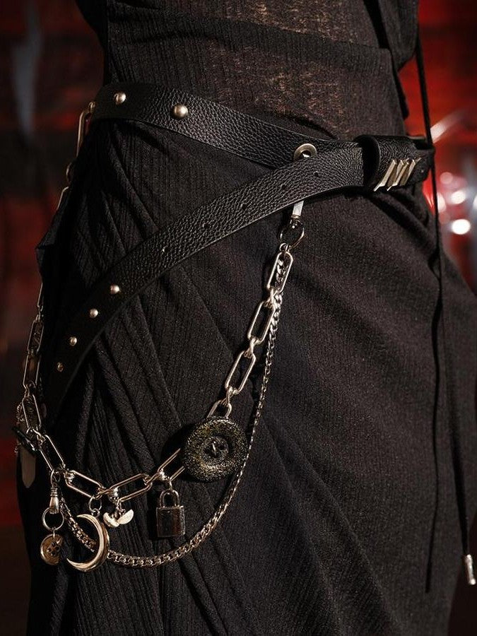 NORTH NODE Order Chain Detail Pin Buckle Women&