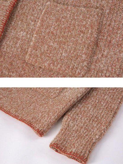 Dorydory Raspberry Contrast Speckled Loose Fit Women&