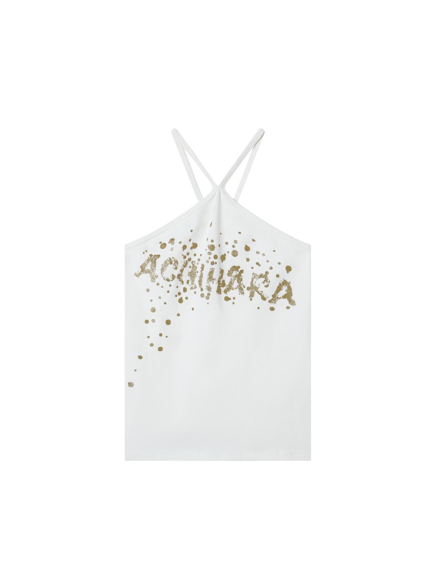 Achihara Bangkok Beach Metallic Halter Top