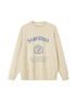 DIDDI MODA Tennis Shell Hand Drawn Slim Fit Fall Cotton Sweatshirt