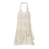 DIDDI MODA Lace Cutout Asymmetrical Halter Maxi Dress