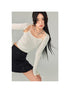 DIDDI MODA Sweet Cool Cutout Sleeve Cami Piece Set