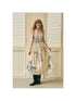 DIDDI MODA Gothic Smocked Floral Sundress