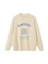 Tennis Shell Hand Drawn Slim Fit Fall Cotton Sweatshirt