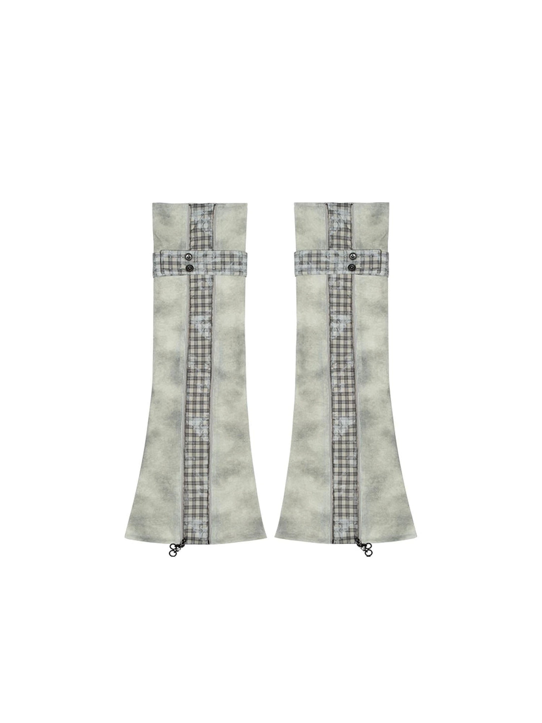 Punk Rebel Ariadna Pu Shorts Leggings Color Block Design