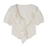 DIDDI MODA Summer Romance Layered Ruffle Crop Top