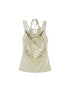 ARIADNAw Vintage Distressed Leopard Print Layered Tank Top