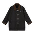 DIDDI MODA Foldable Cuff Metal Button Trench Coat With Corduroy Panels