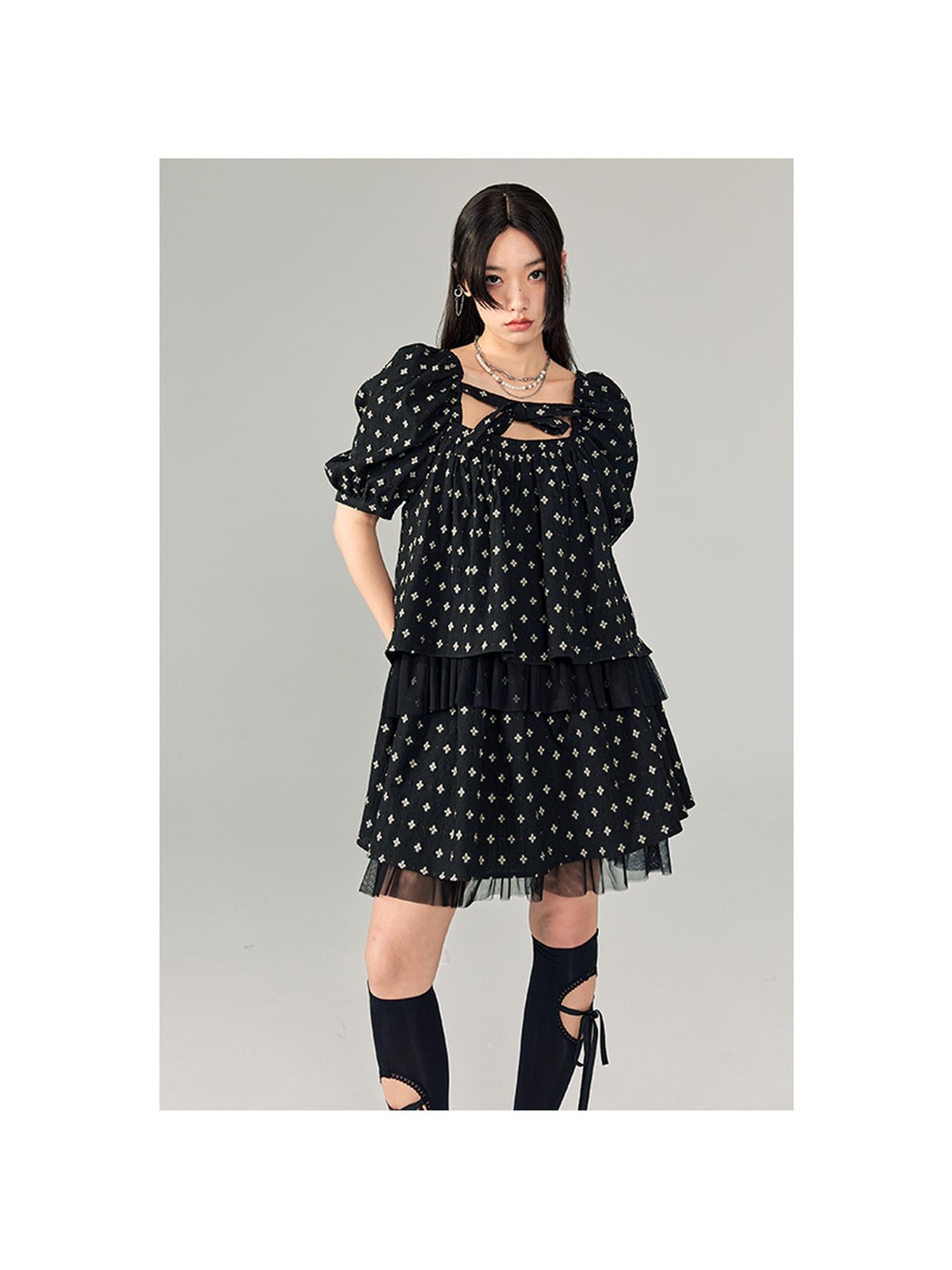 DIDDI MODA Sweet Salty Floral Square Neck Two Piece Set