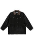 DIDDI MODA Vintage Washed Cotton Quilted Jacket With Leather Collar