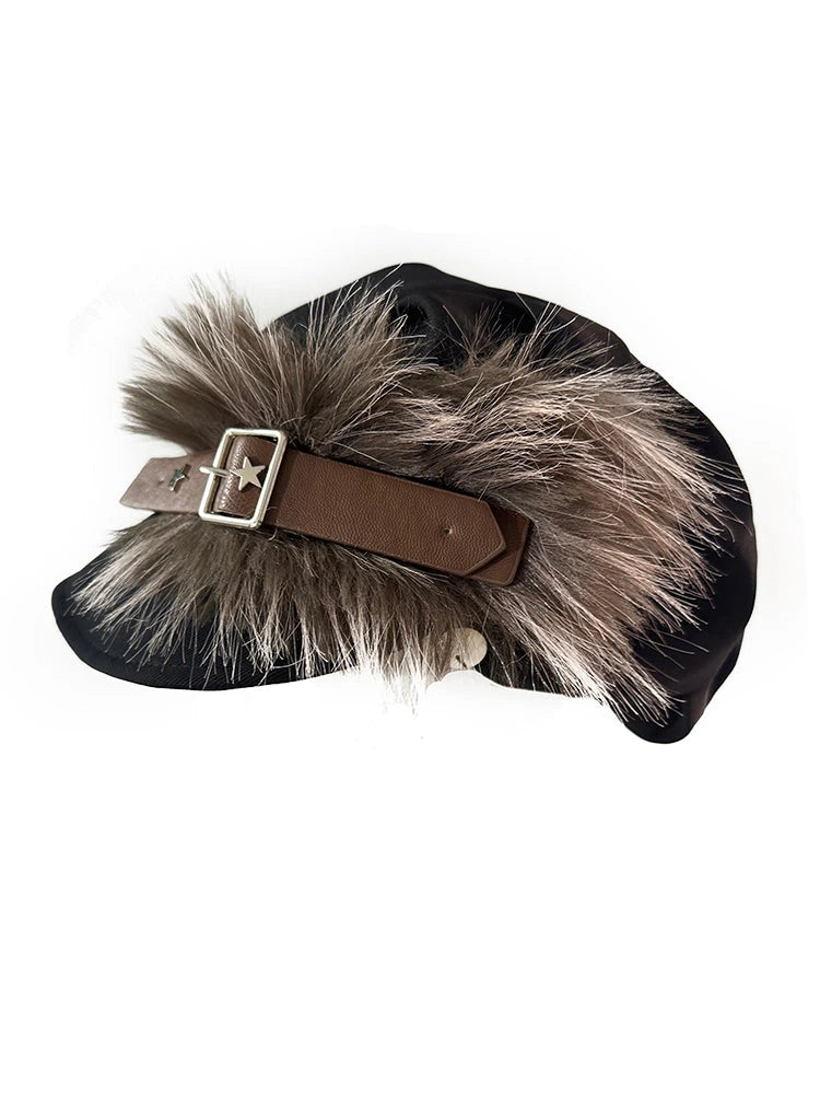 Vintage Cloud Beret Hat For Fall Tokyo Girly Style Caps