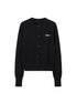 DIDDI MODA Three Kittens Embroidered Soft Knit Cardigan
