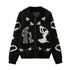 DIDDI MODA Fair Isle Classic Print Cardigan