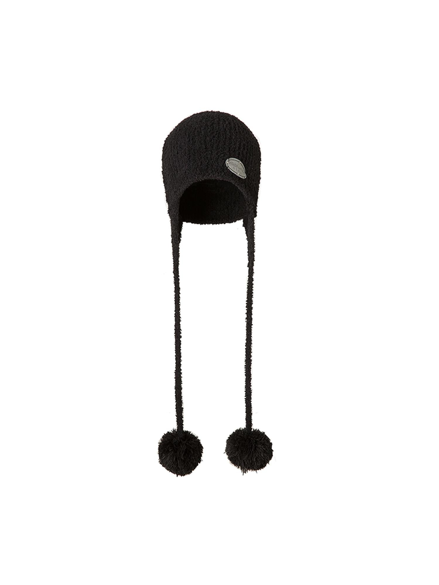 DIDDI MODA Cozy Loop Fur Pom Pom Beanie 3 Colors