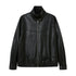 DIDDI MODA Deconstructed Bow Embroidered Oversized Pu Leather Jacket
