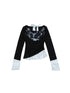 ARIADNAw Rebel Knit Punk Swing Neckline Top