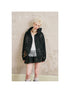 DIDDI MODA Vintage Studded Shell Hoodie With Fleece Lining