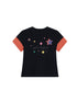 Achihara Soft Water Cotton-Popping Candy Layered T-Shirt