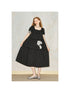 DIDDI MODA Floral Bubble Sleeve Summer Maxi Dress
